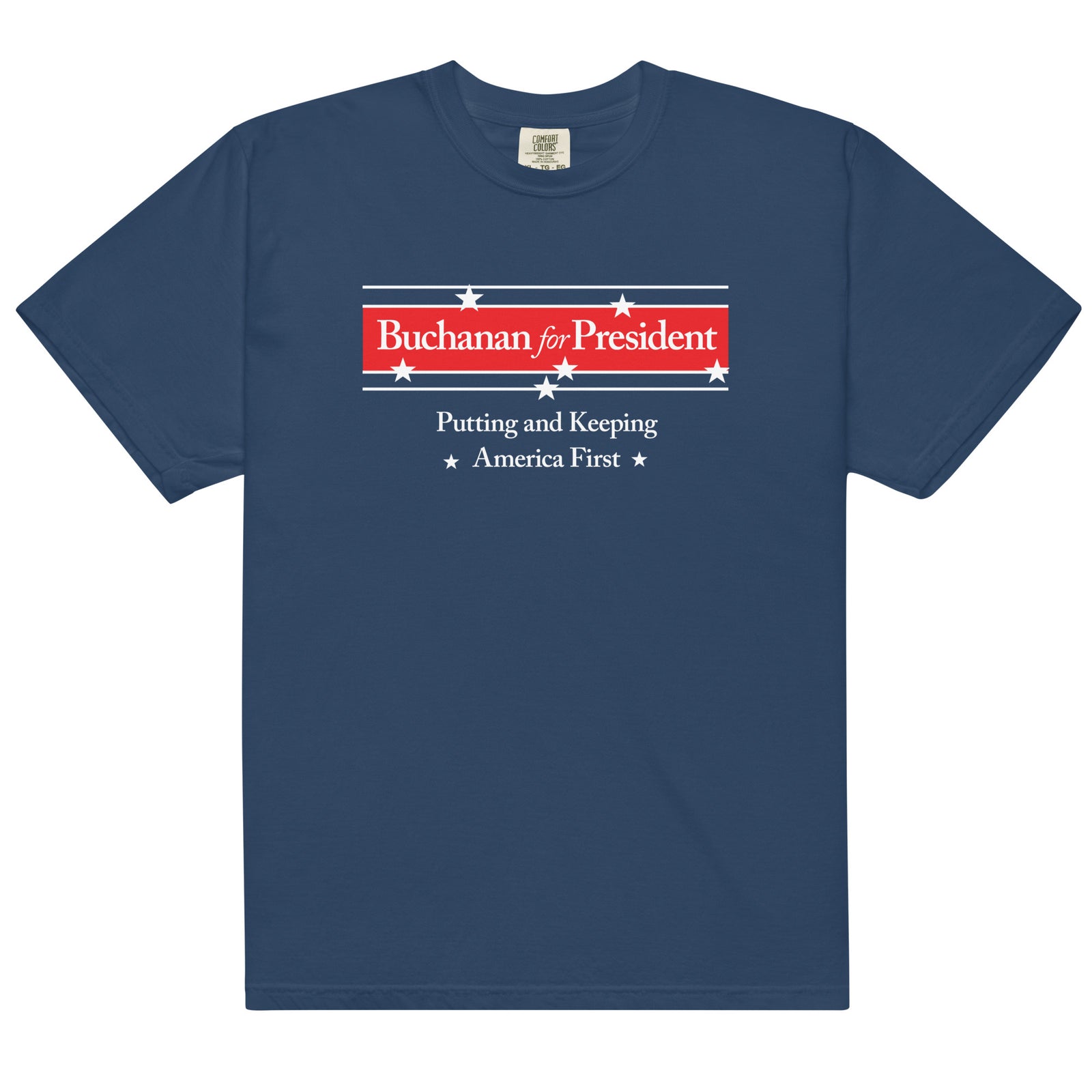 Pat Buchanan 1992 Presidential Campaign Reproduction Garment-dyed T-Shirt