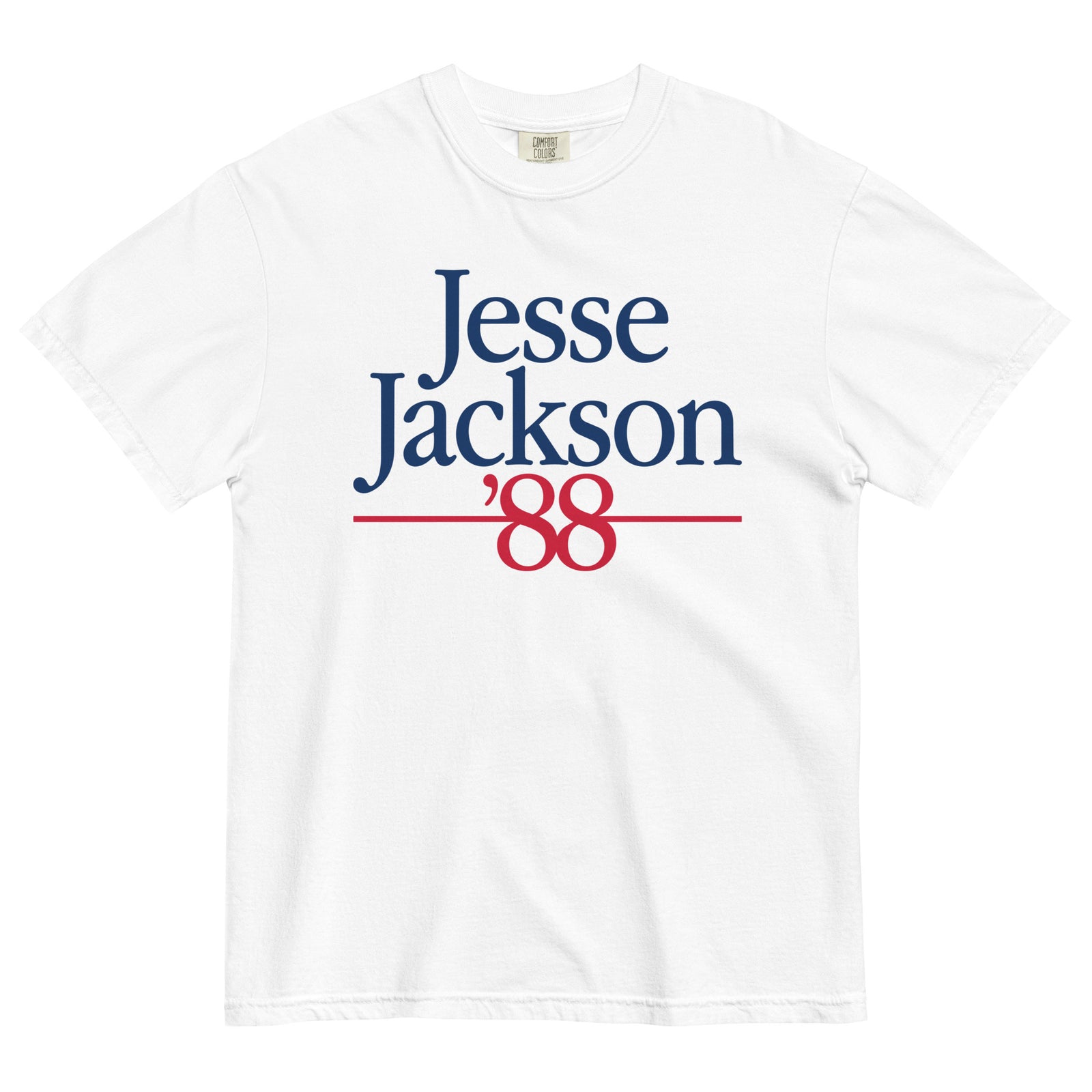 Jesse Jackson 1988 Campaign Reproduction Heavyweight T-Shirt