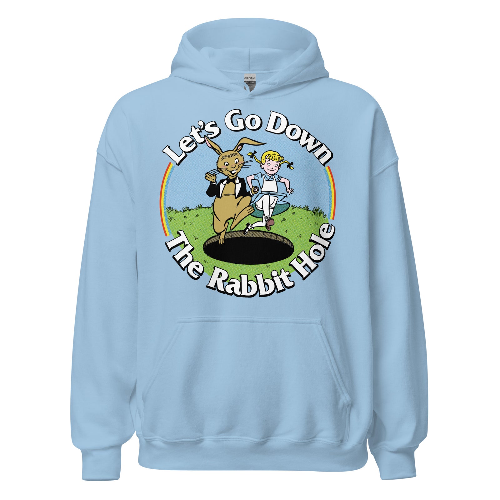 Let's Go Down the Rabbit Hole Unisex Hoodie