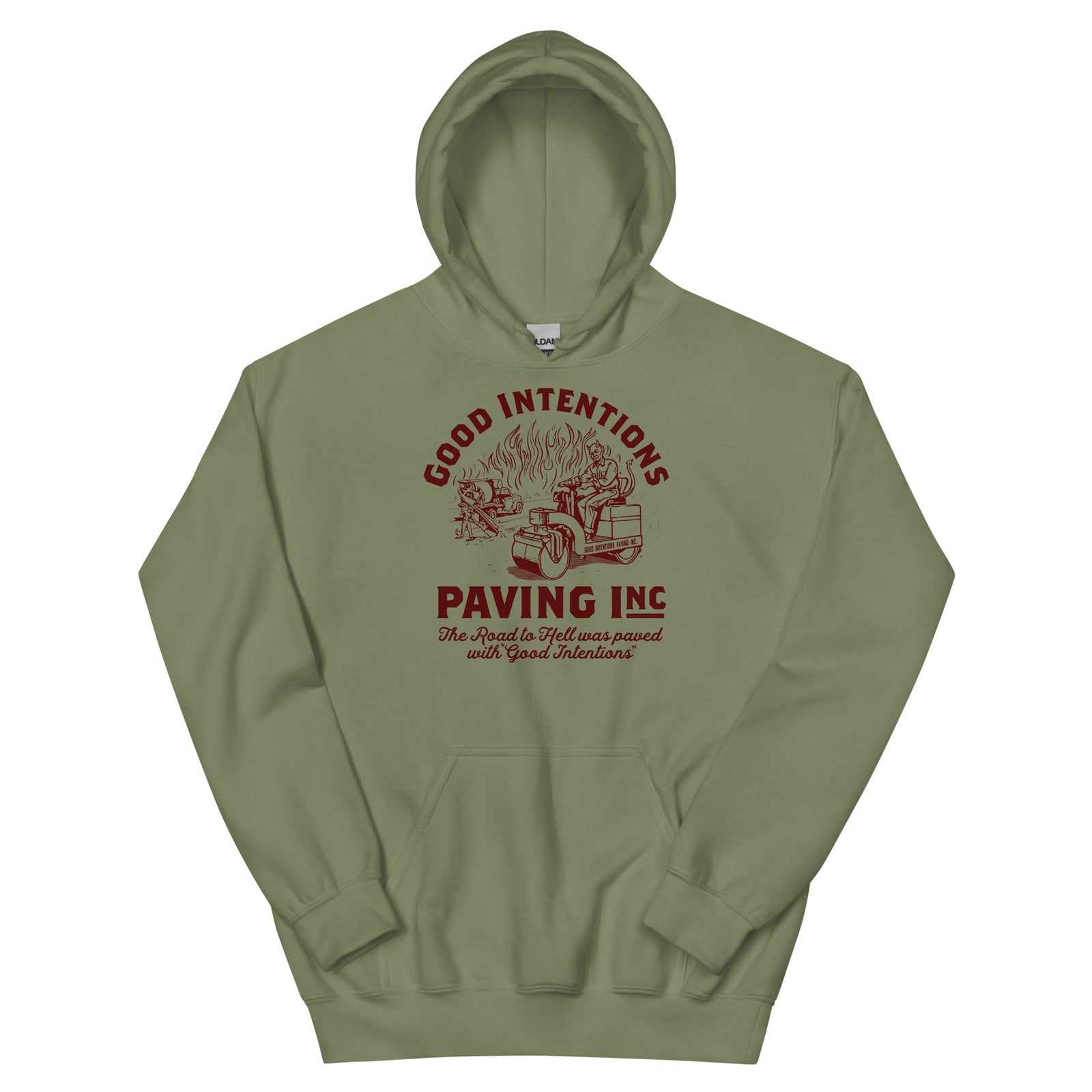Good Intentions Paving Company Pullover Hoodie Sweatshirt