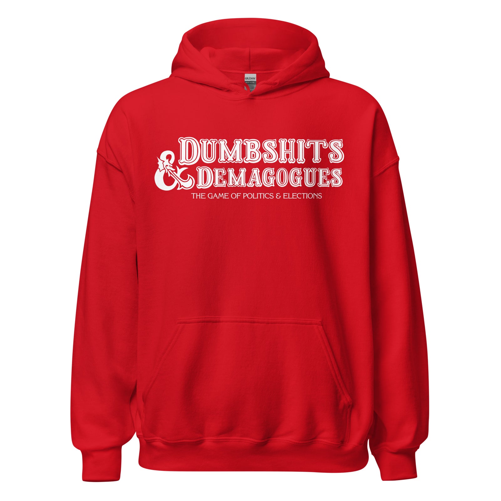 D&D Politics Satire Embroidered Hoodie
