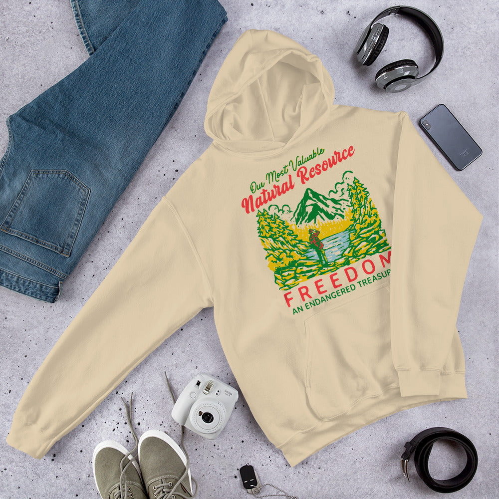 Our Most Valuable Natural Resource Freedom Hoodie