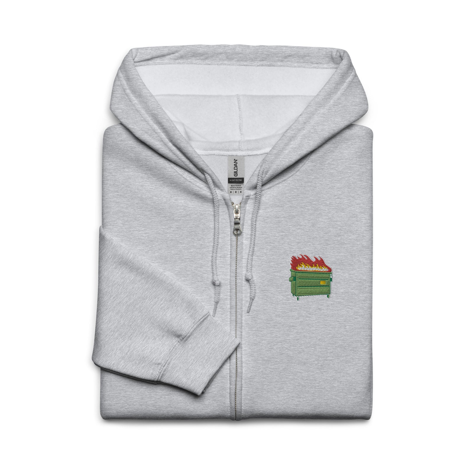 Dumpster Fire Zip Hoodie