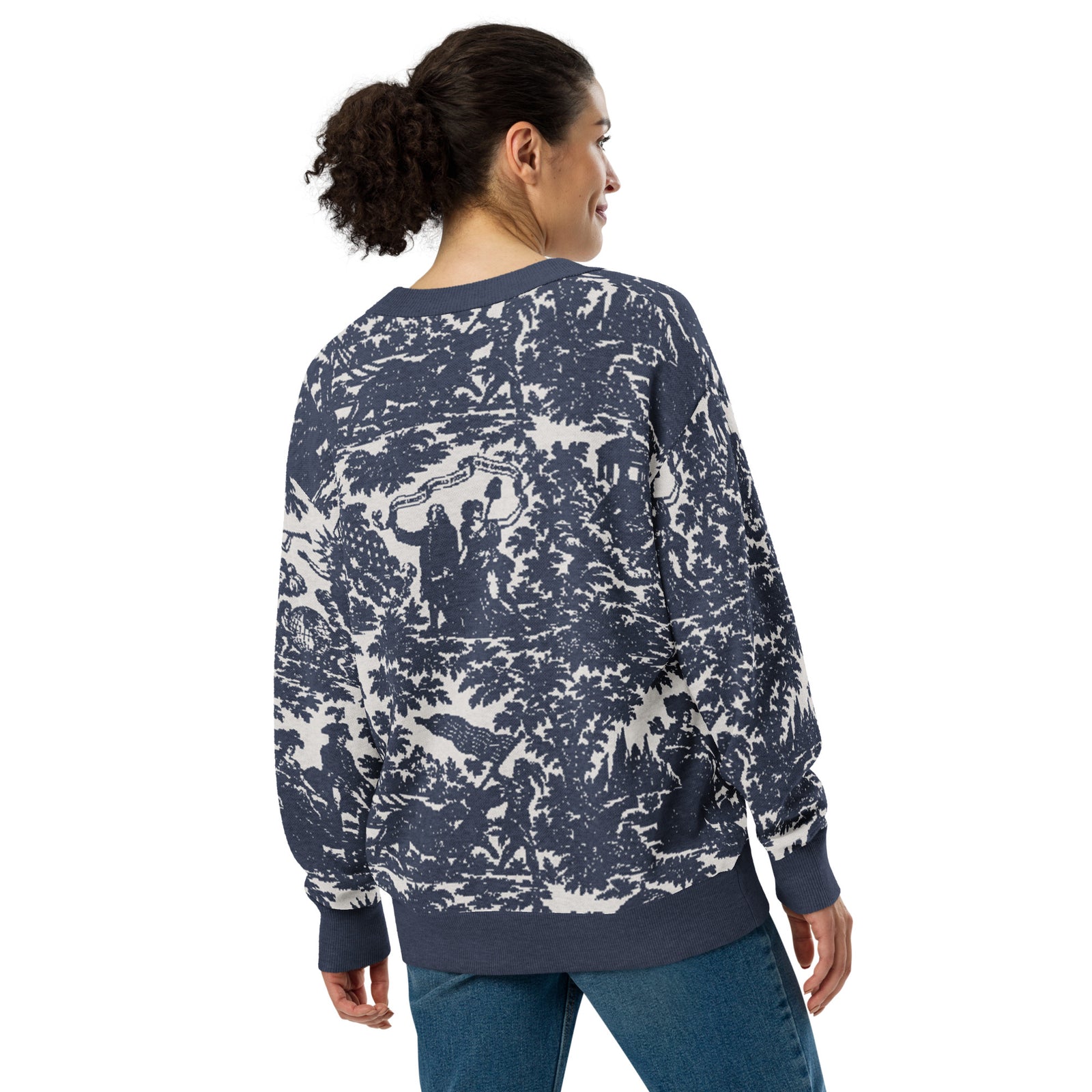 Apotheosis of Ben Franklin Knitted Cardigan