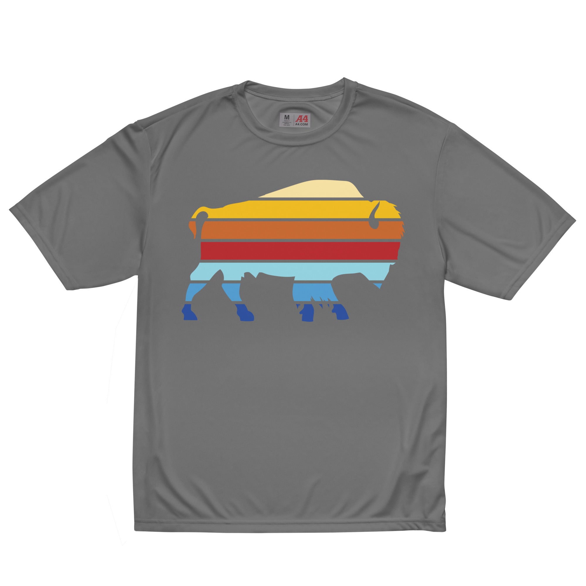 Bull Bison Stack Performance T-Shirt