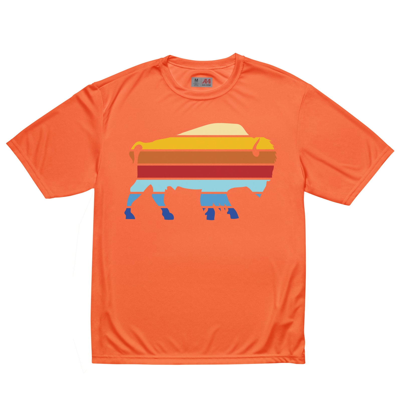 Bull Bison Stack Performance T-Shirt