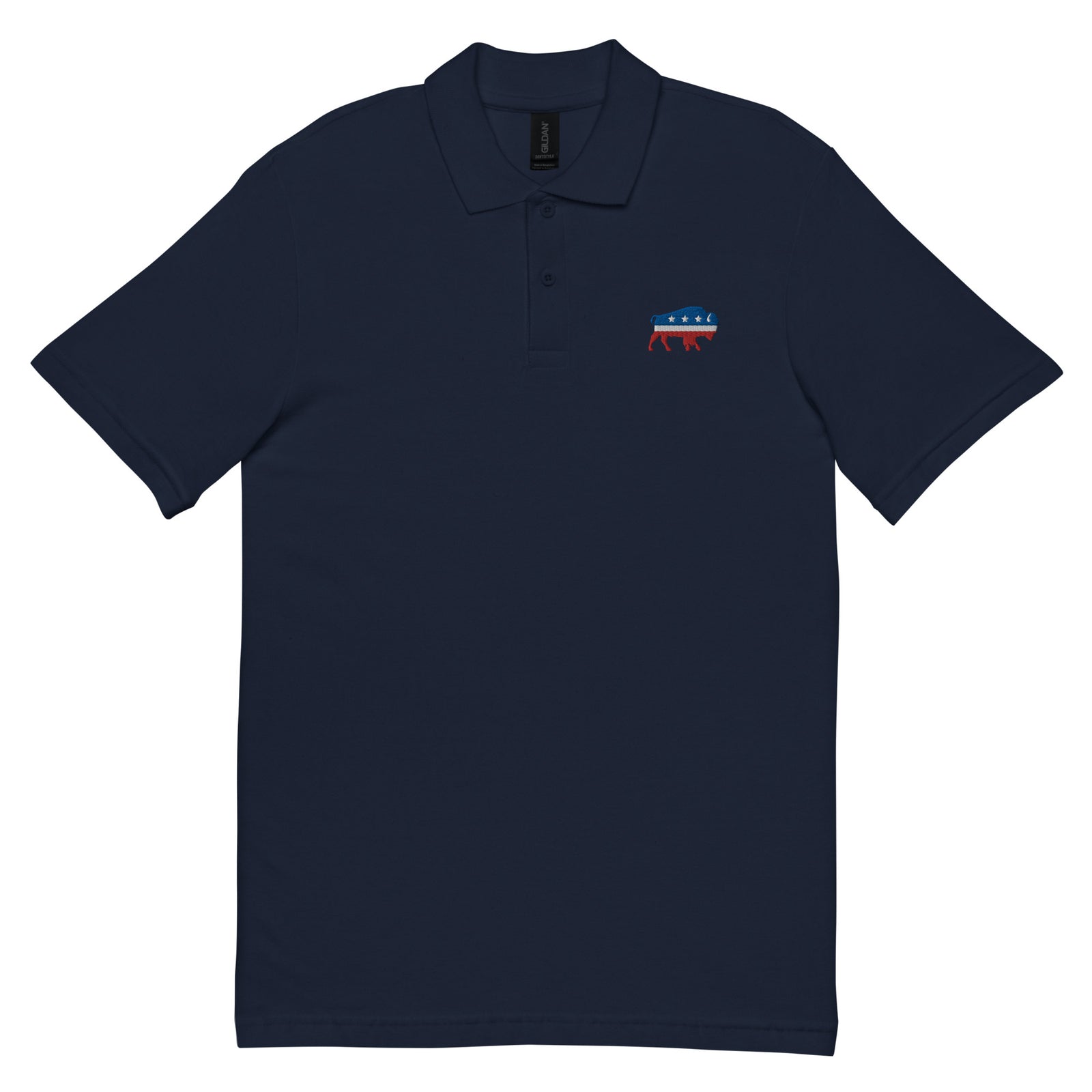 Independent Bison Liberty Maniacs Logo Pique Polo Shirt