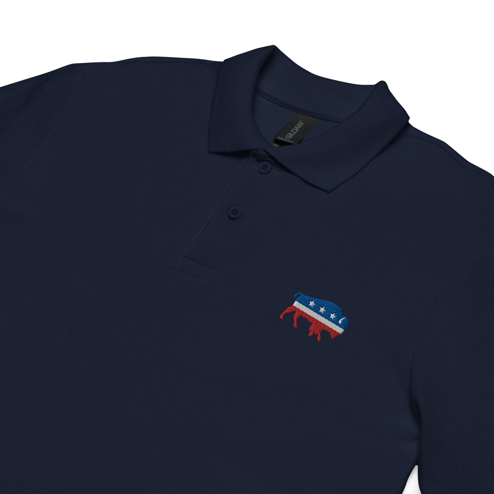 Independent Bison Liberty Maniacs Logo Pique Polo Shirt