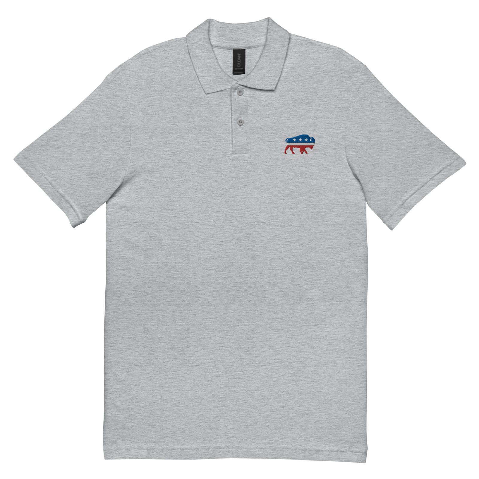 Independent Bison Liberty Maniacs Logo Pique Polo Shirt