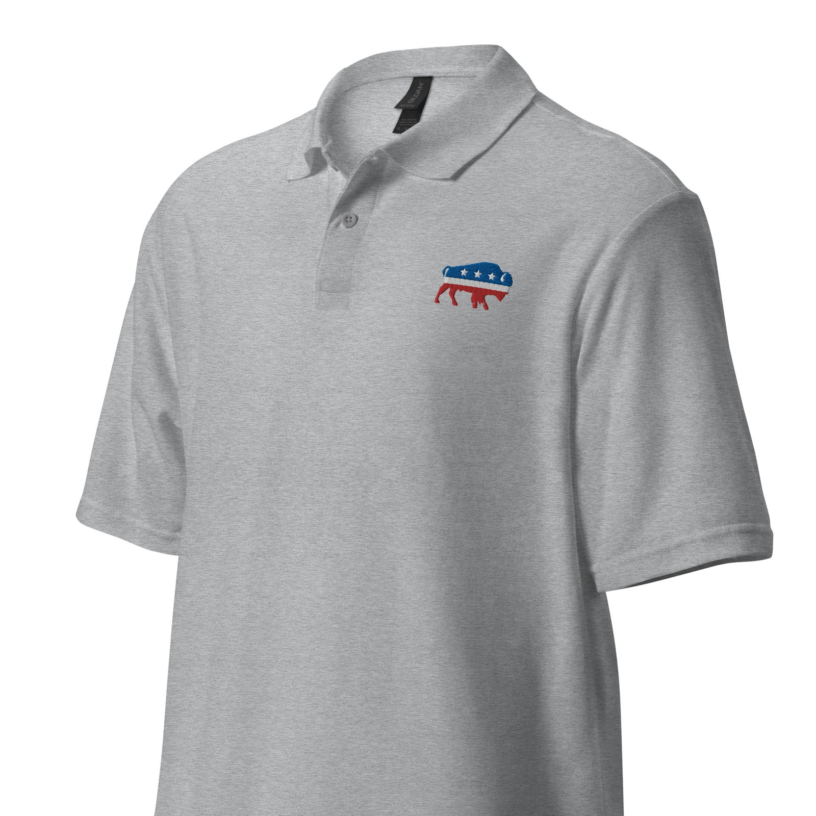 Independent Bison Liberty Maniacs Logo Pique Polo Shirt