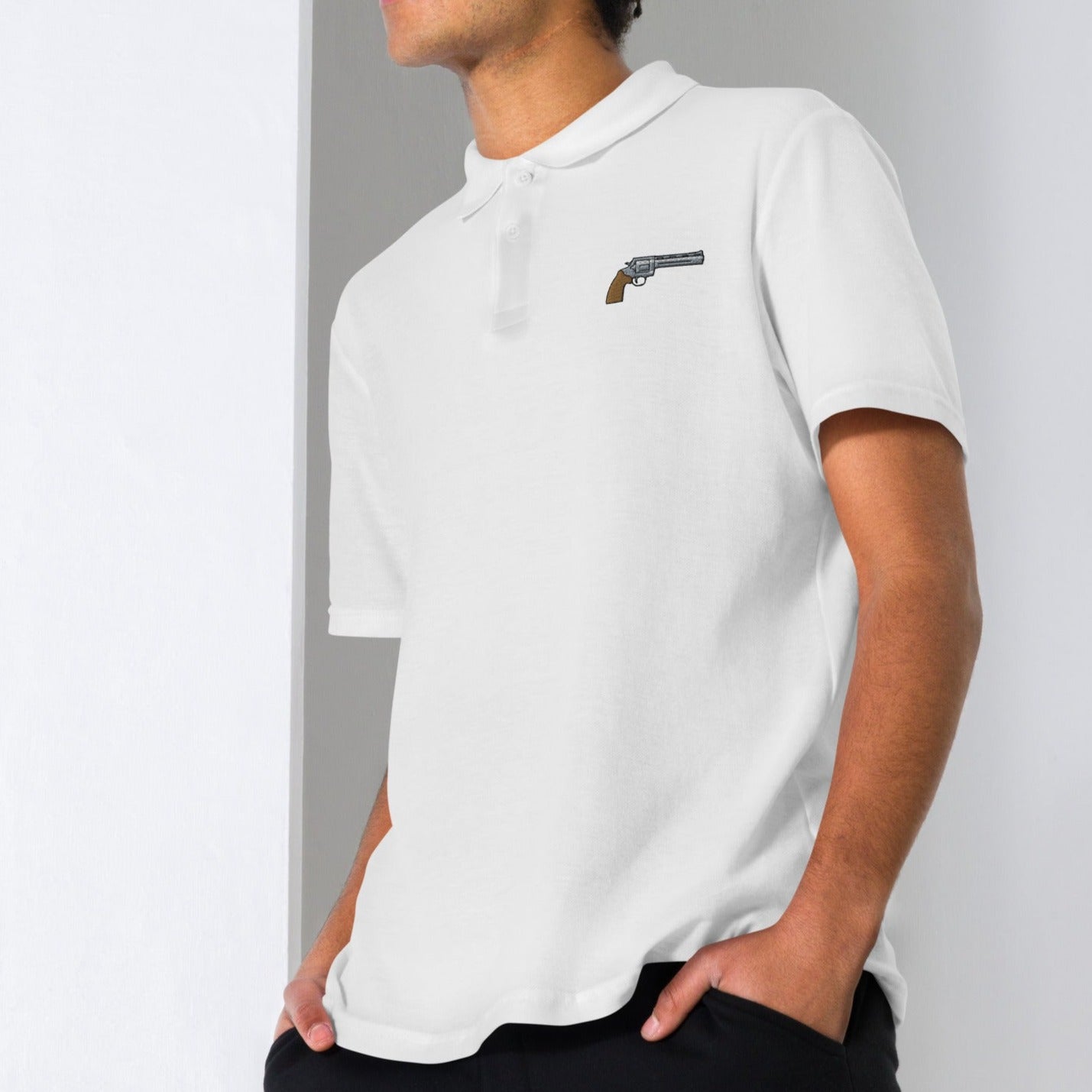 Hand Cannon Unisex Pique Polo Shirt