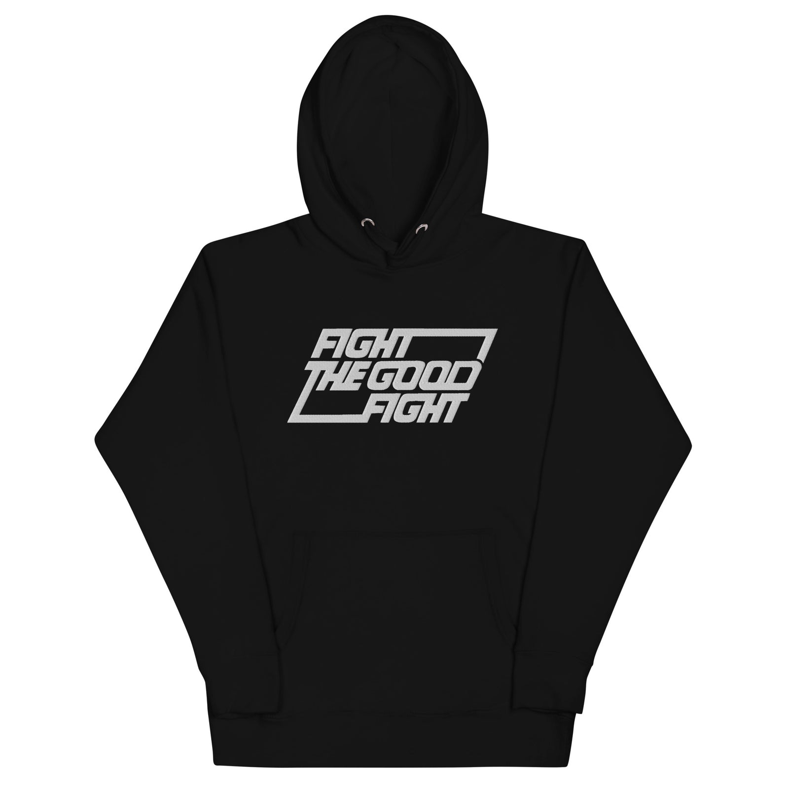 Fight the Good Fight Embroidered Hoodie
