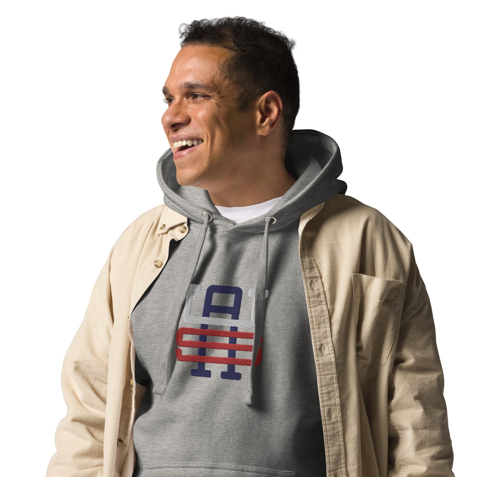 USA Monogram Embroidered Unisex Hoodie
