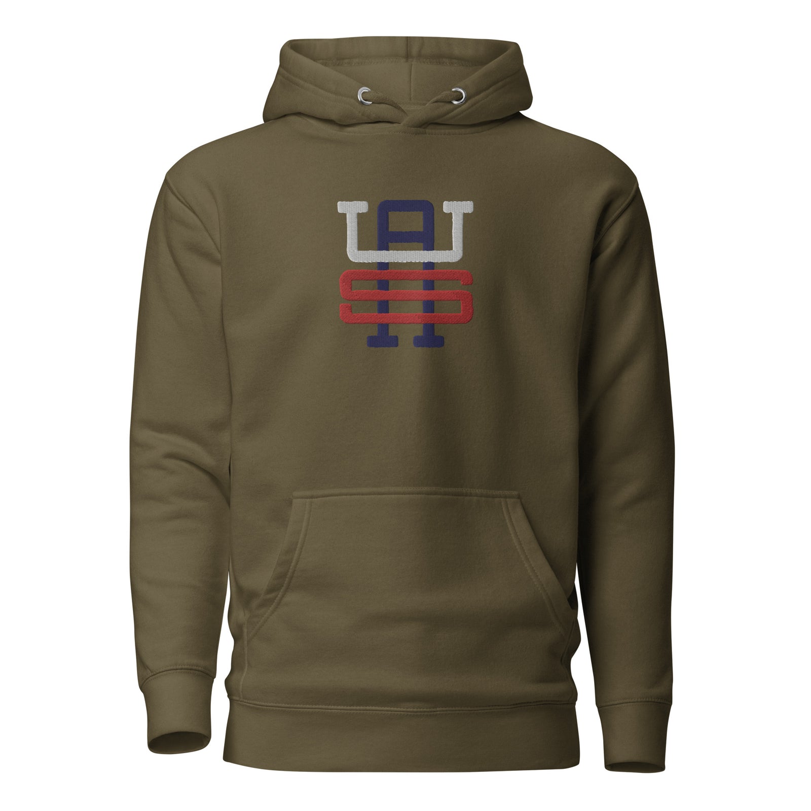 USA Monogram Embroidered Unisex Hoodie
