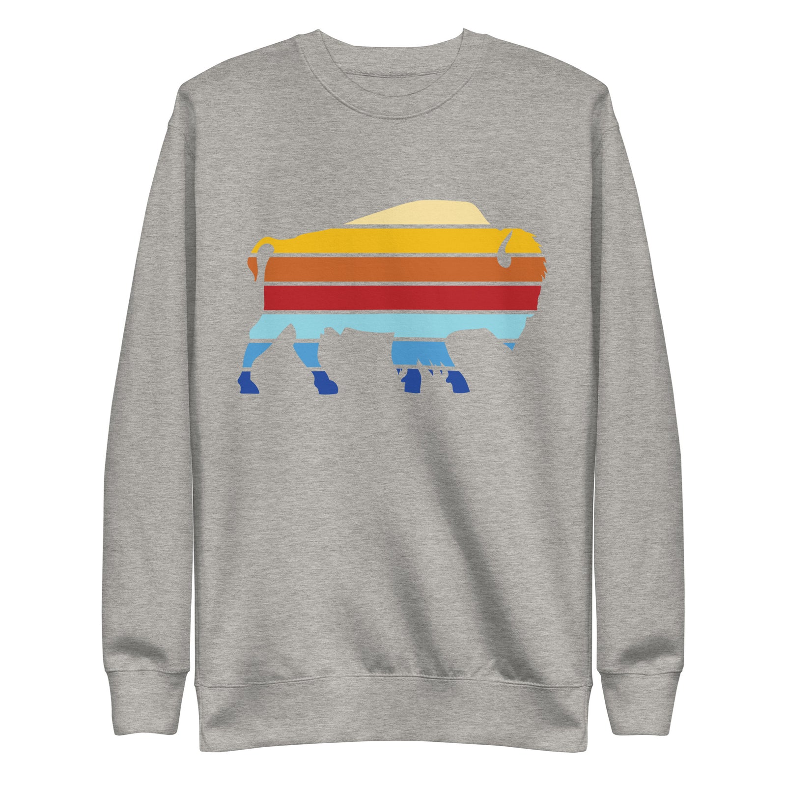 Bison Stack Unisex Crewneck Sweatshirt