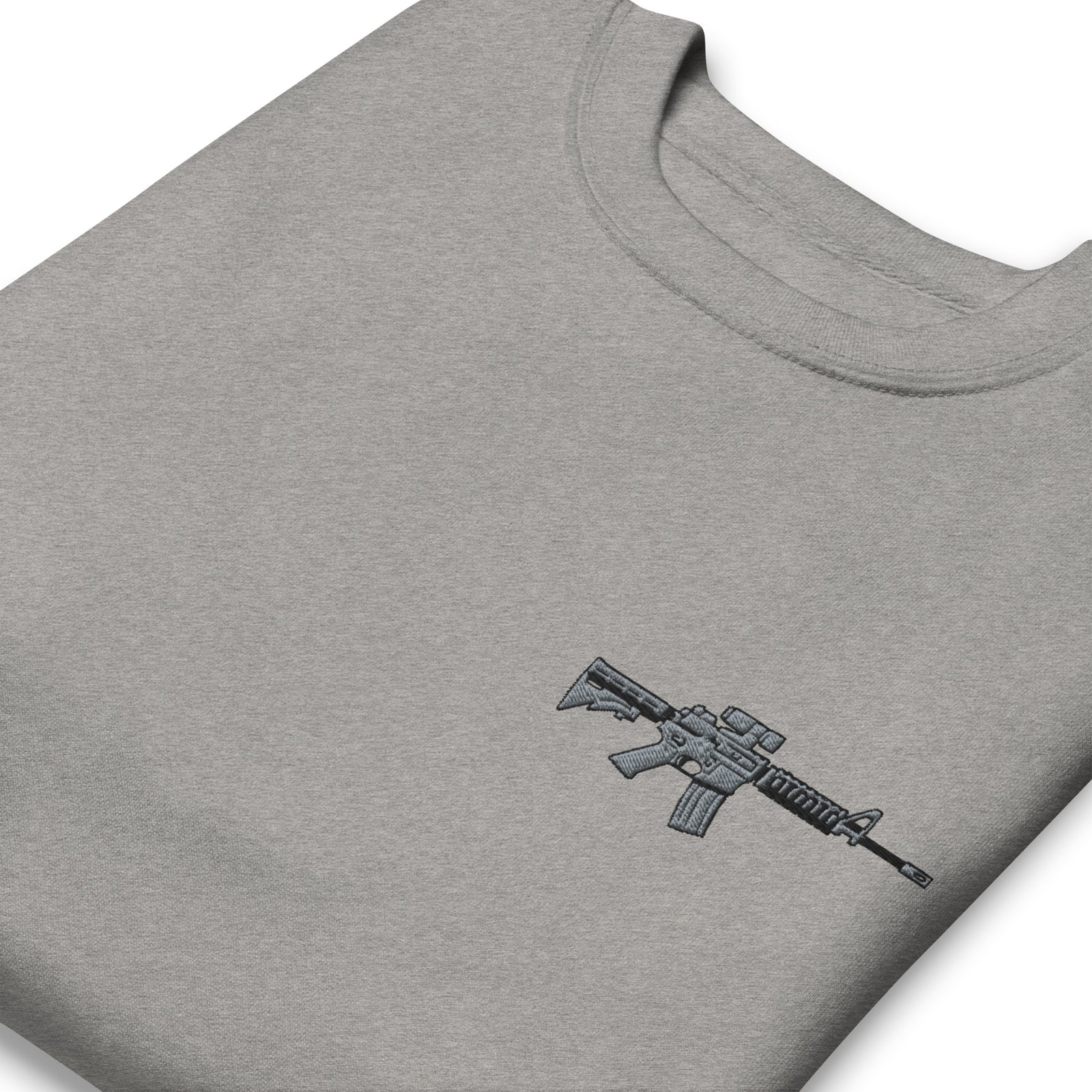 AR-15 Embroidered Crewneck Sweatshirt