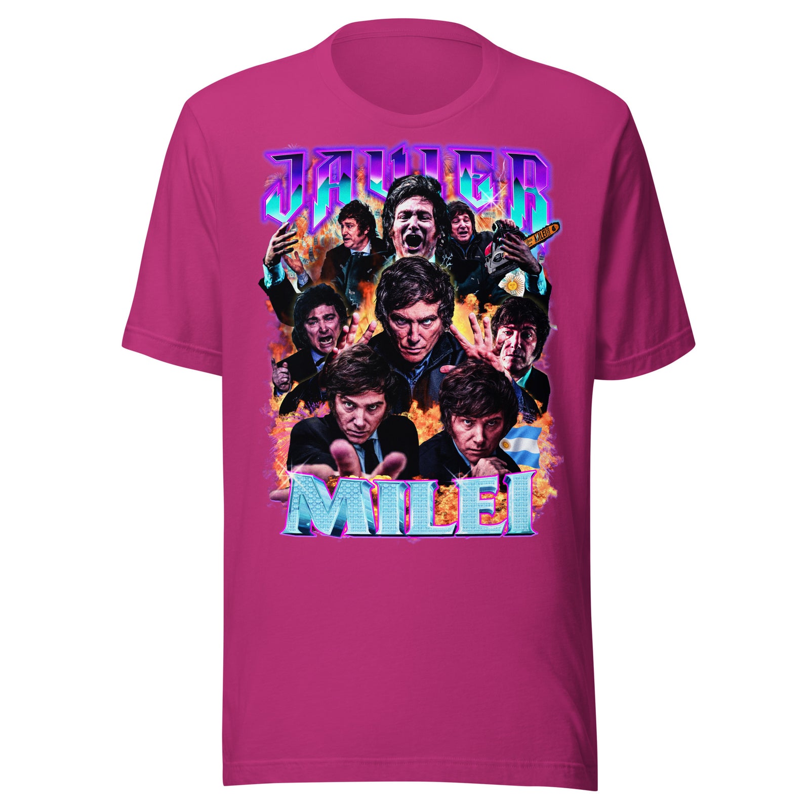 Javier Milei 90s Bootleg Graphic T-Shirt