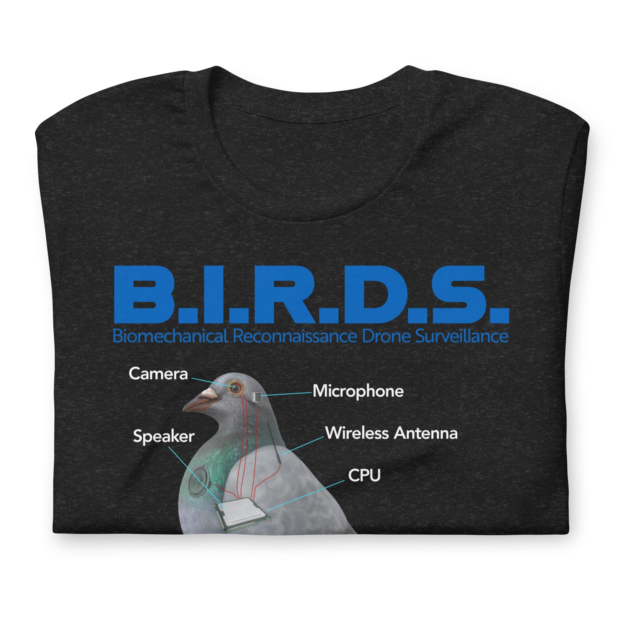 B.I.R.D.S. Biomechanical Reconnaissance Drone Surveillance T-Shirt