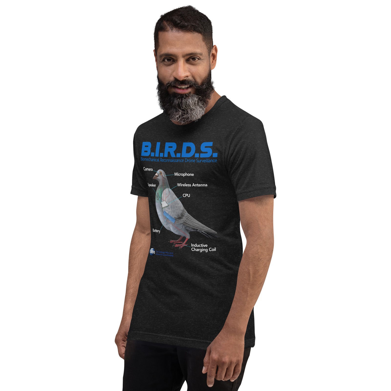 B.I.R.D.S. Biomechanical Reconnaissance Drone Surveillance T-Shirt