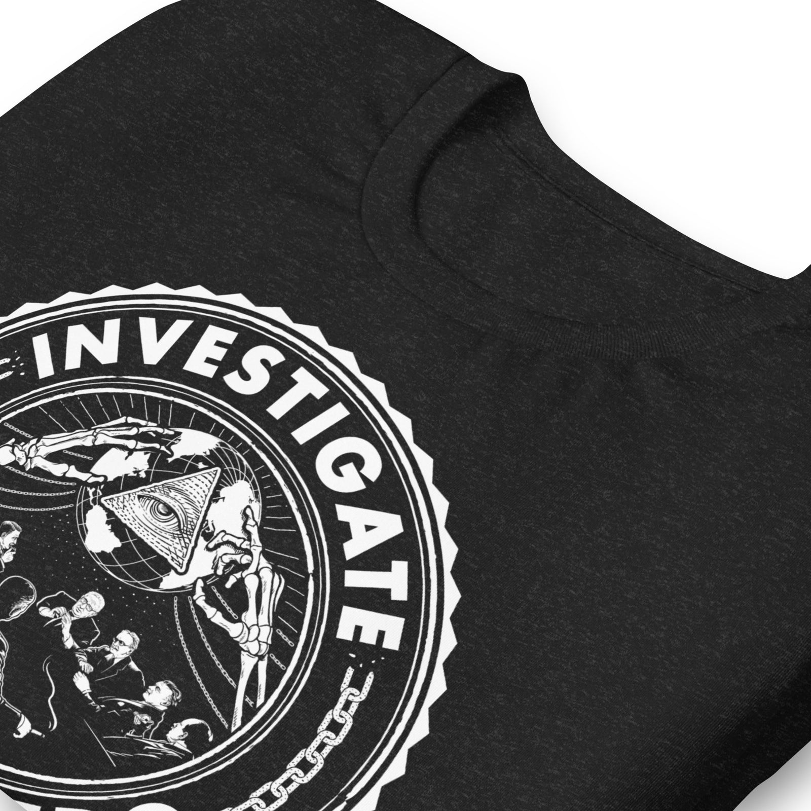 Investigate Bilderberg Two-Sided T-Shirt