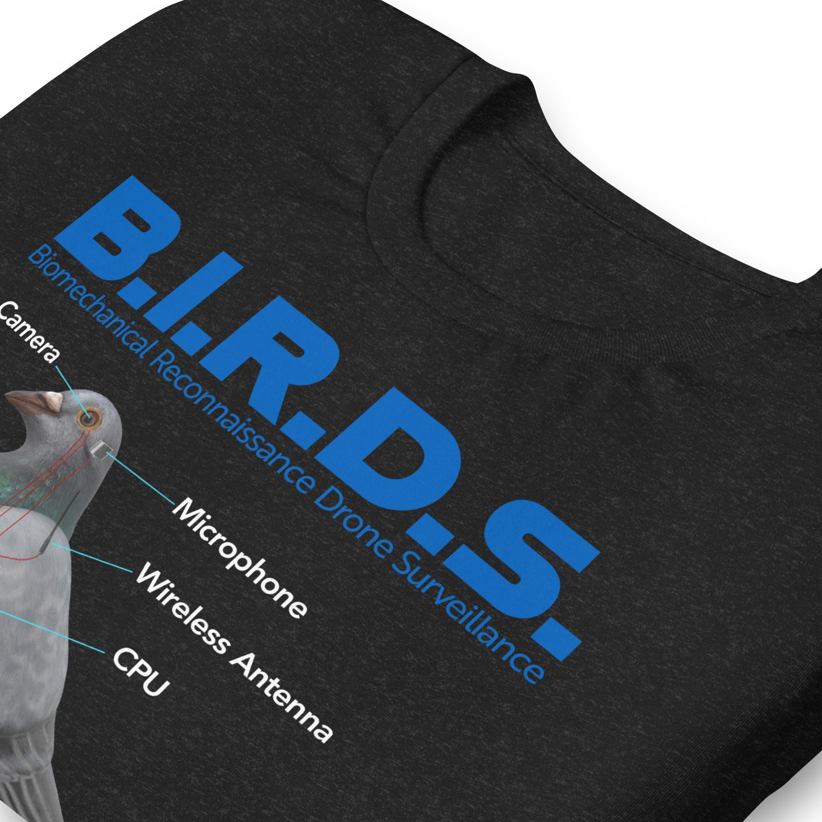 B.I.R.D.S. Biomechanical Reconnaissance Drone Surveillance T-Shirt