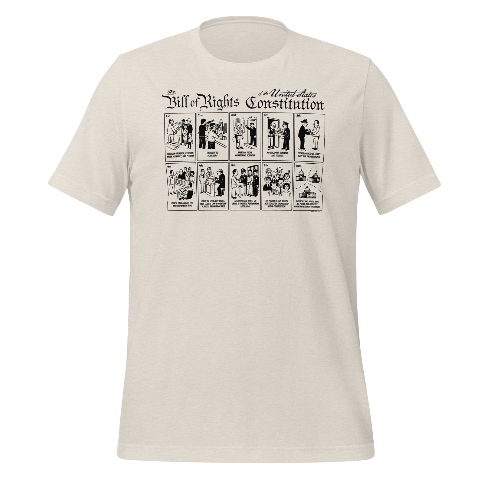 The Illustrated Bill of Rights Graphic Tee