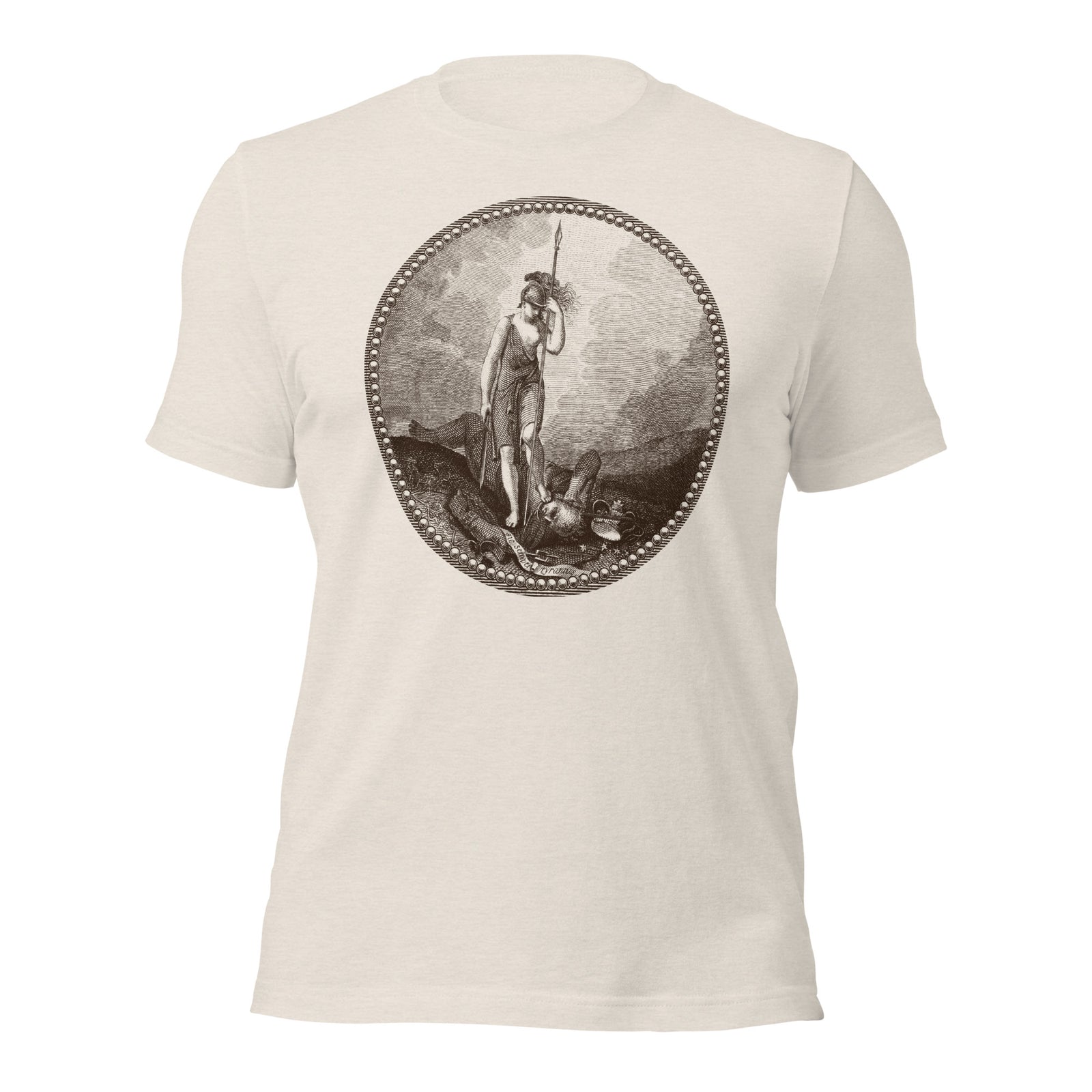 Sic Semper Tyrannis Virginia Great Seal T-shirt in heather dust