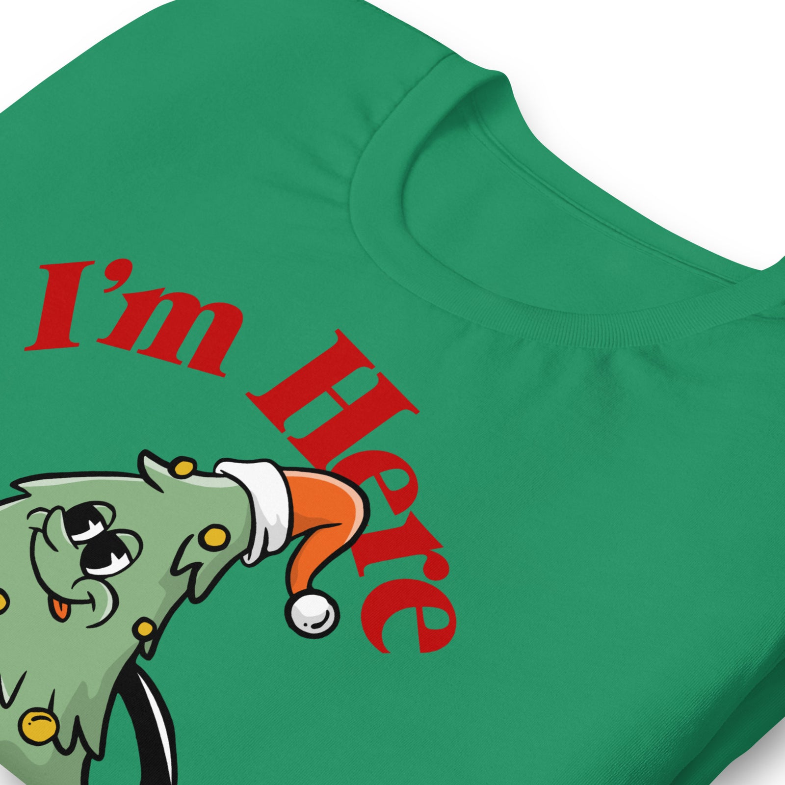 I'm Here to Get Lit Christmas Tree T-Shirt