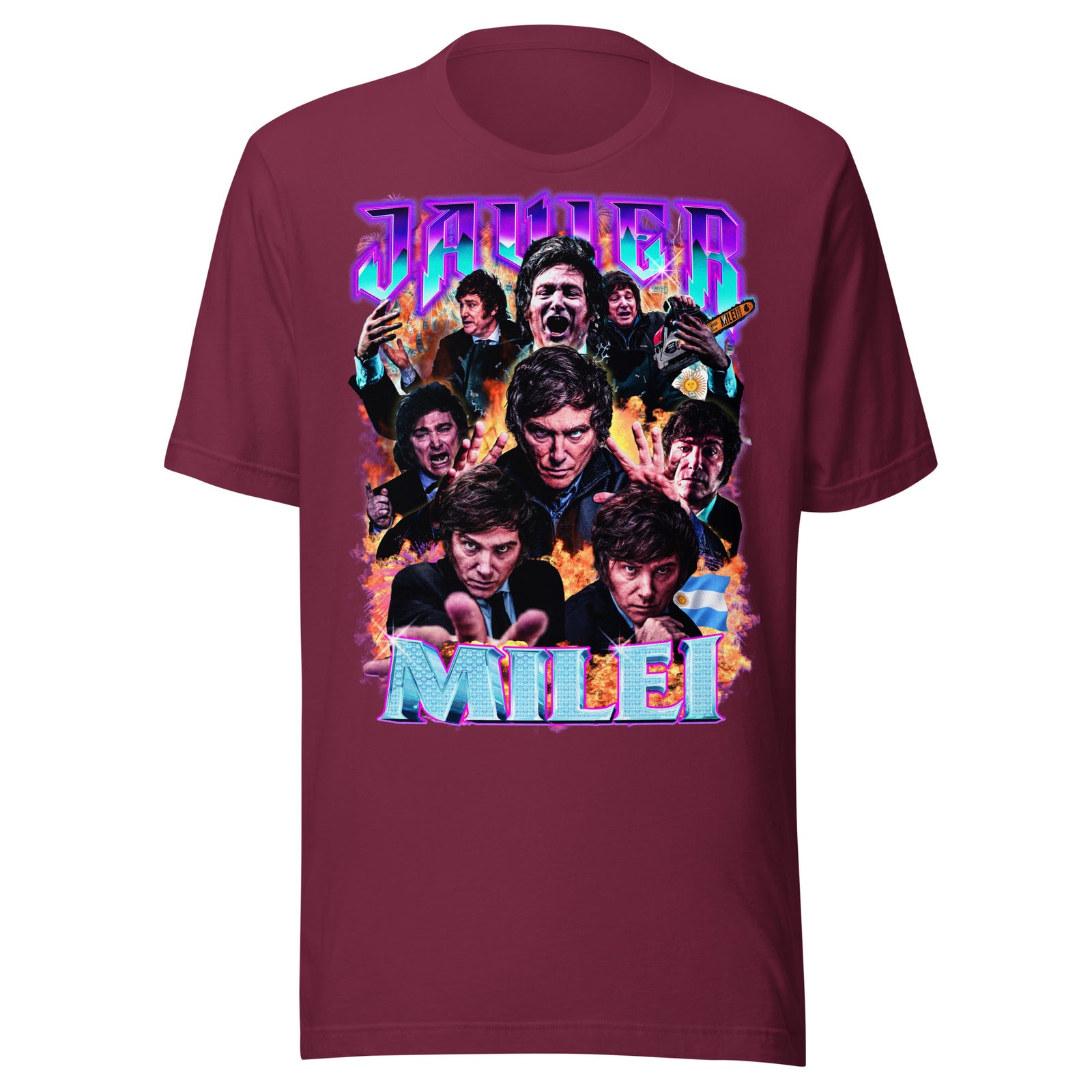 Javier Milei 90s Bootleg Graphic T-Shirt