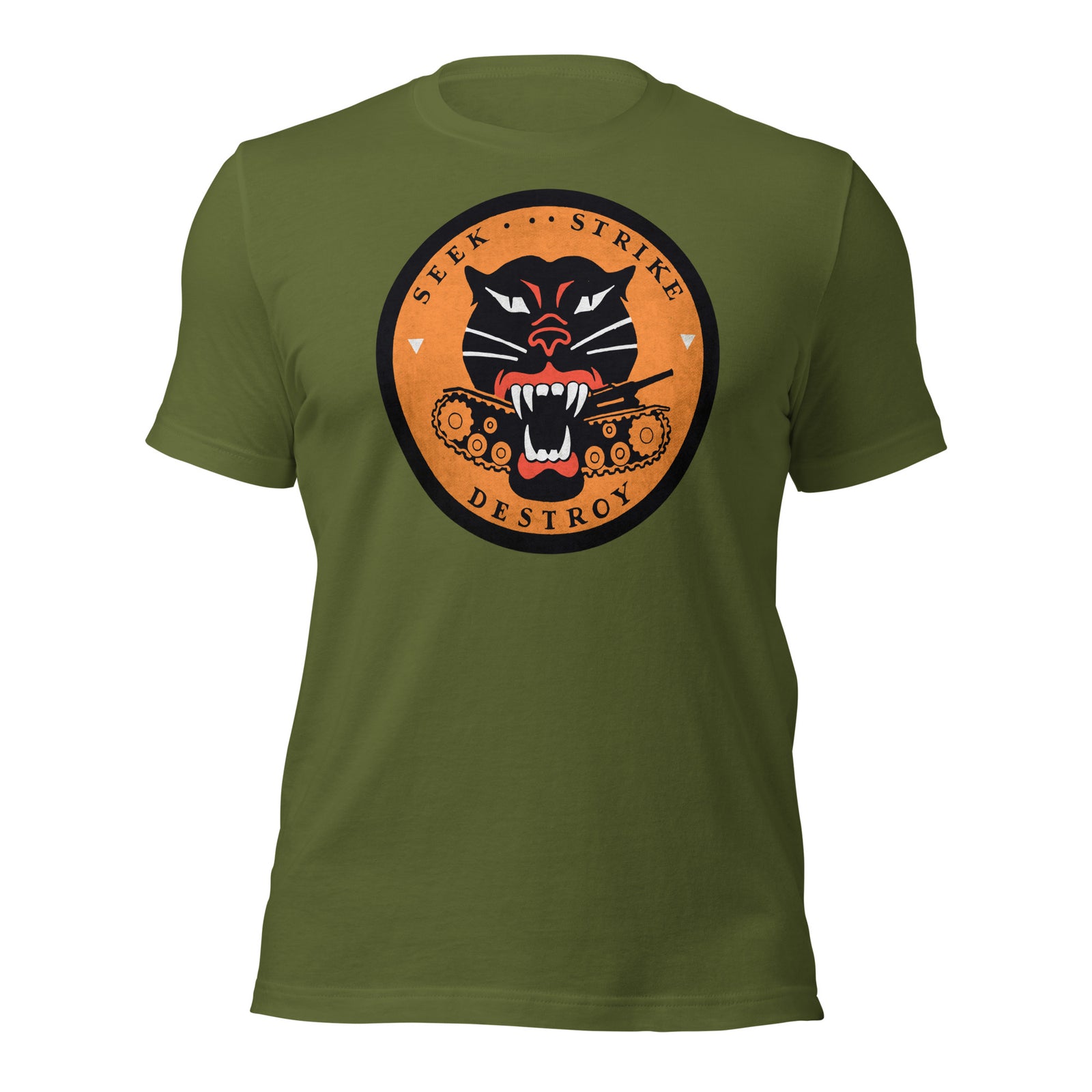 Seek Strike Destroy WW2 Tank Destroyer Graphic T-Shirt