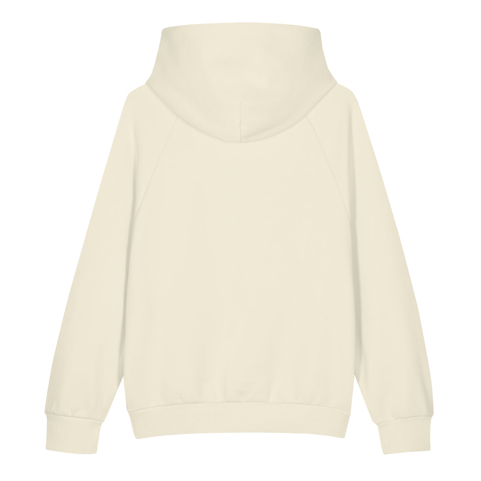 Overlook Hotel super heavyweight hoodie in cream, back view