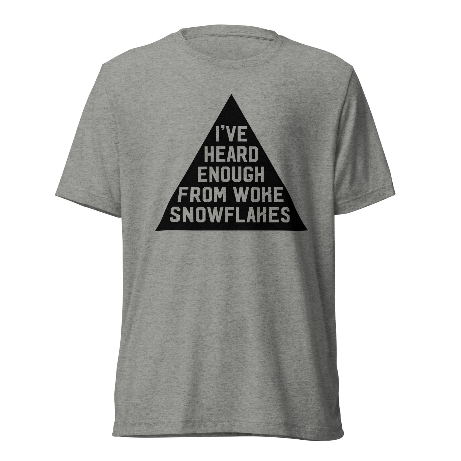 I've Heard Enough from Woke Snowflakes Tri-Blend Gym Shirt