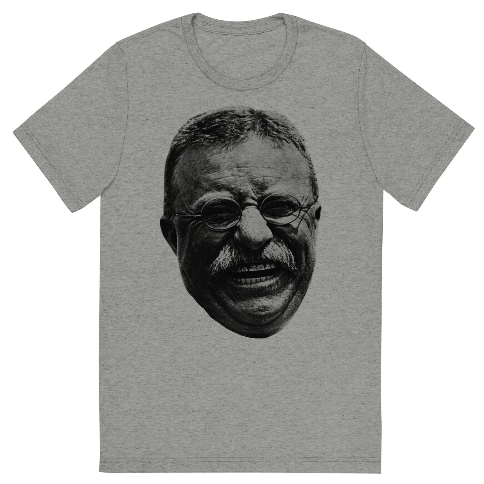 Teddy Roosevelt Laughing Triblend T-Shirt