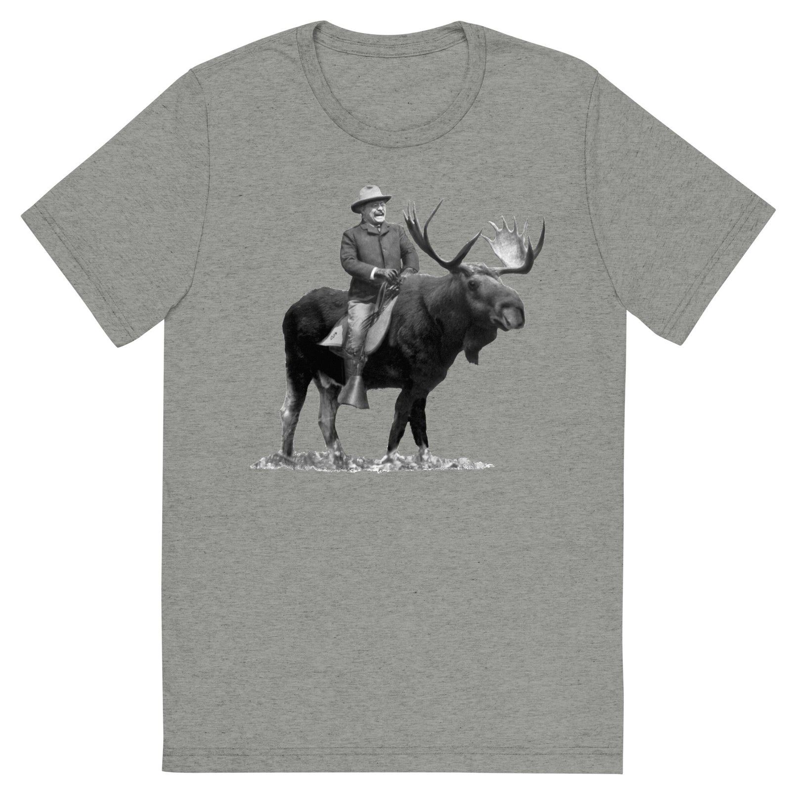 Teddy Roosevelt Bullmoose Tri-Blend T-Shirt
