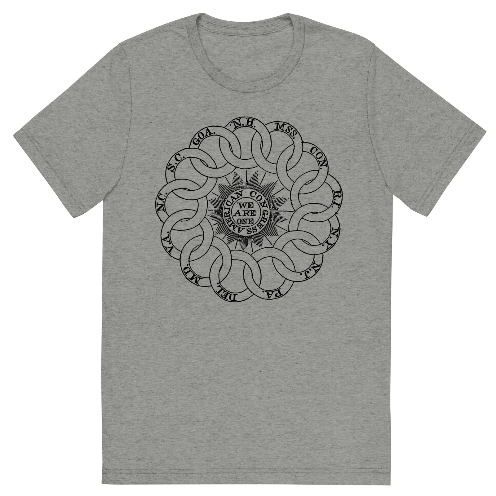 Continental Rings Vintage Tri-blend T-Shirt