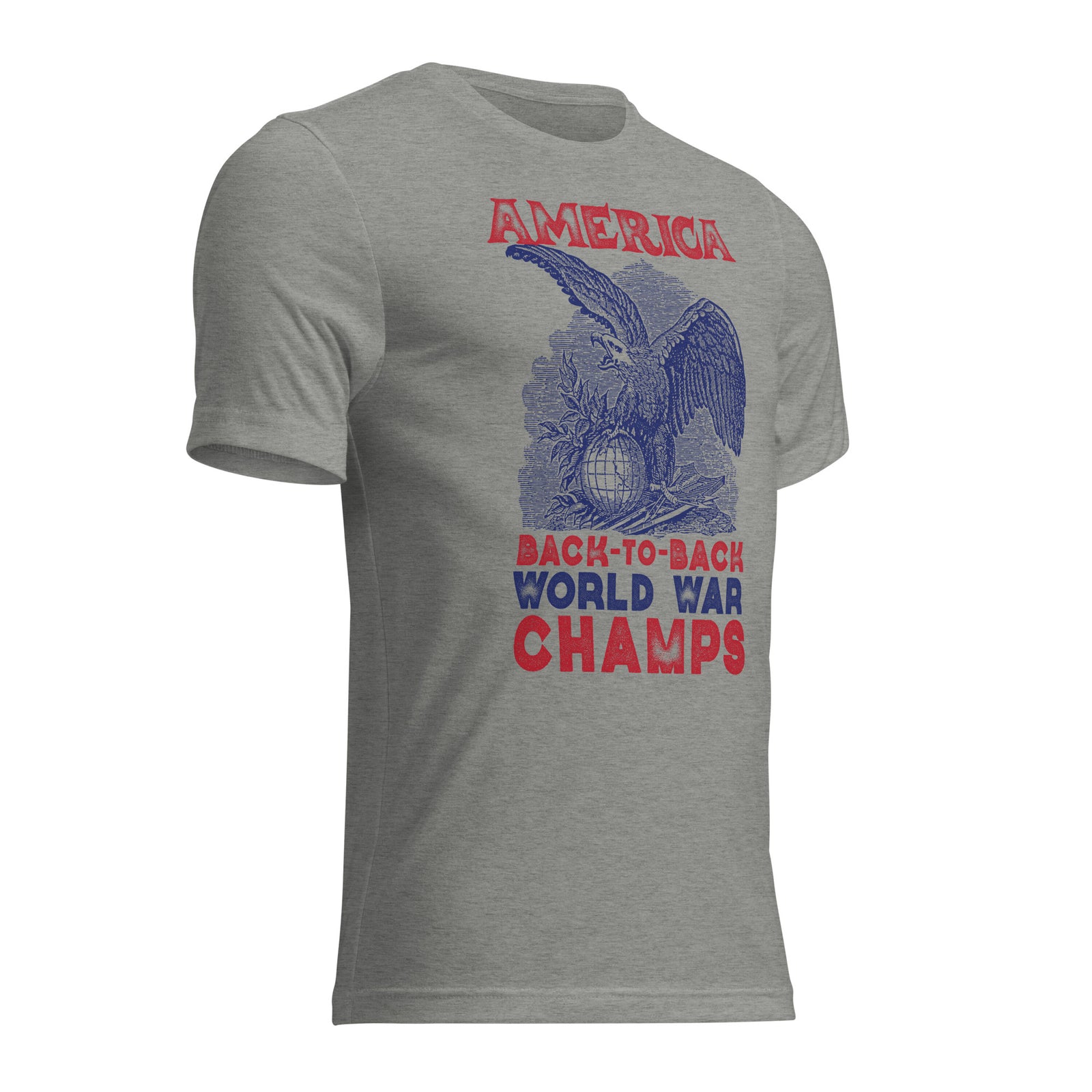 America Back-to-Back World War Champs Tri-Blend T-Shirt