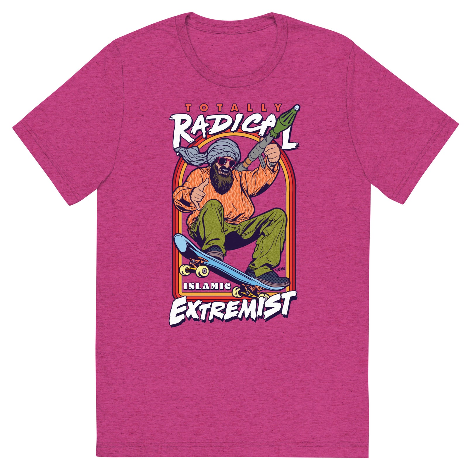 Totally Radical Islamic Extremist Tri-Blend Track Shirt
