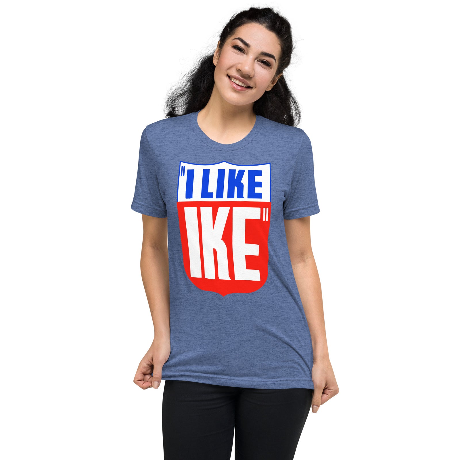 I Like Ike Campaign Triblend T-Shirt