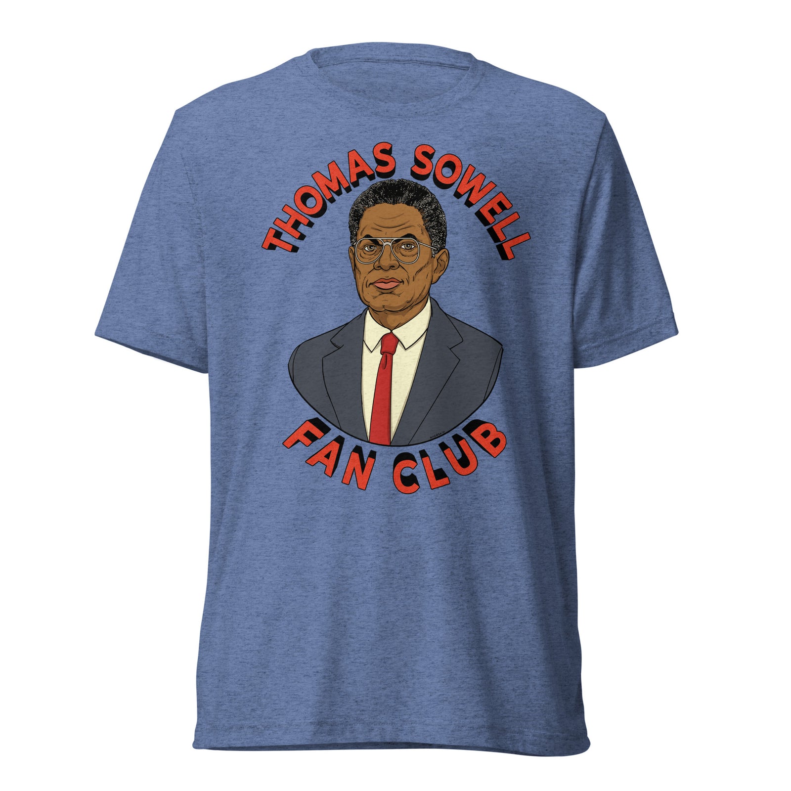 Thomas Sowell Fan Club Tri-Blend Track Shirt