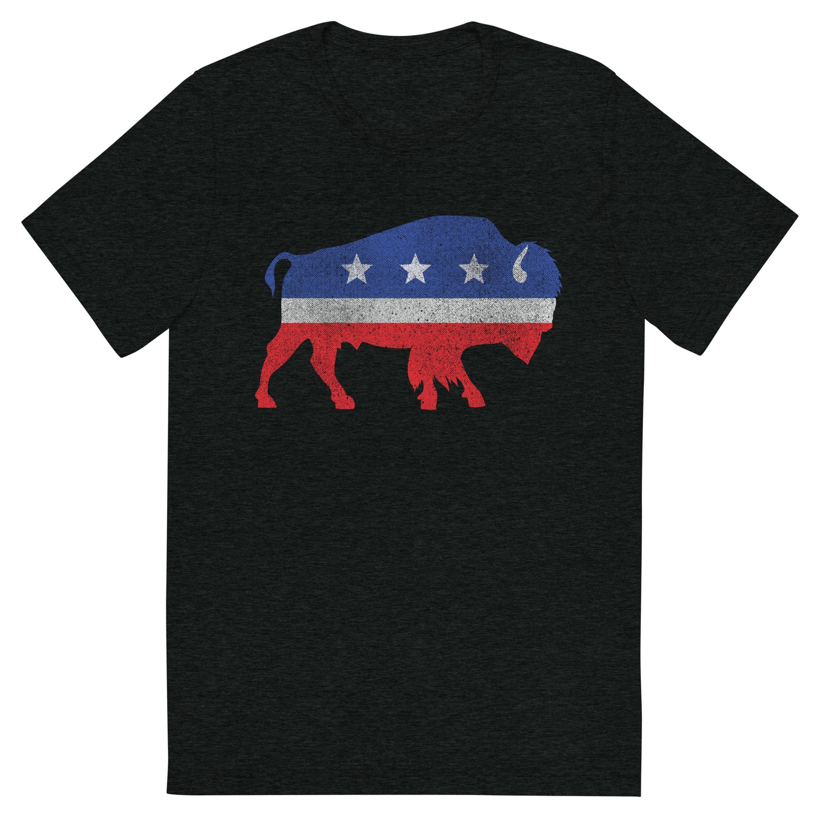 Independent Bison Distressed Tri-Blend Track Shirt