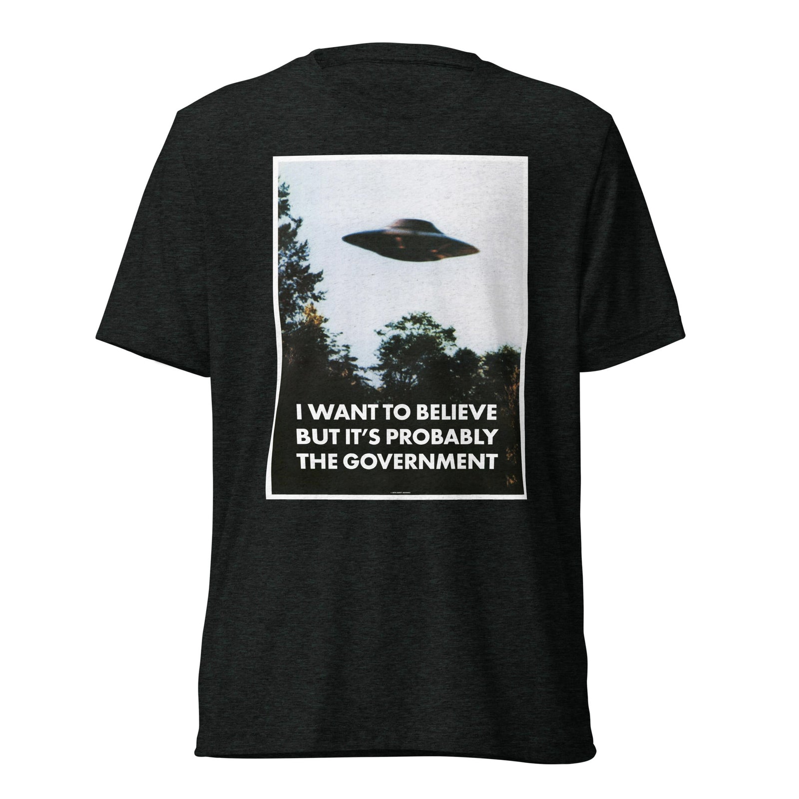 I Want To Believe But It's Probably the Government Tri-blend T-shirt