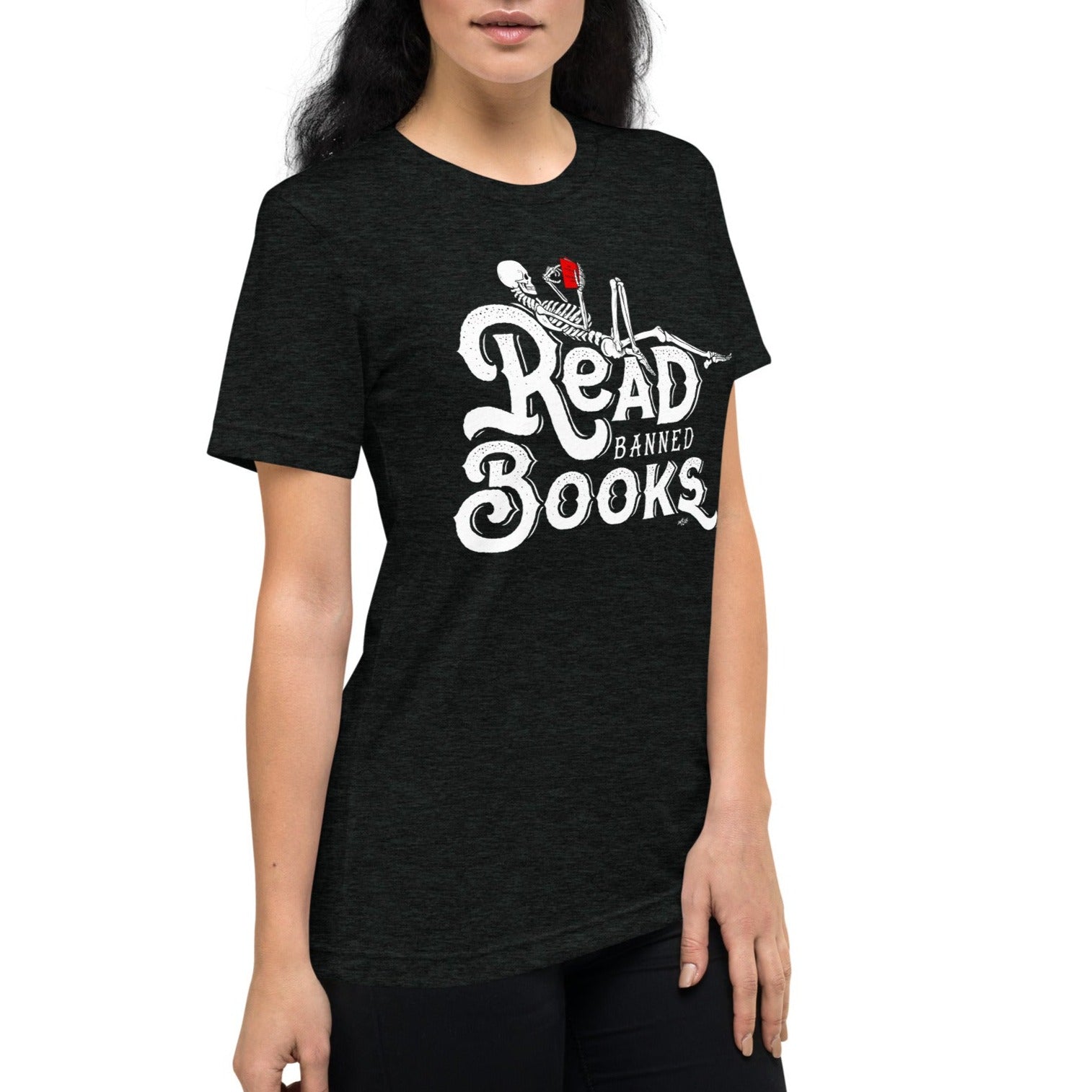 Read Banned Books Triblend Graphic T-Shirt