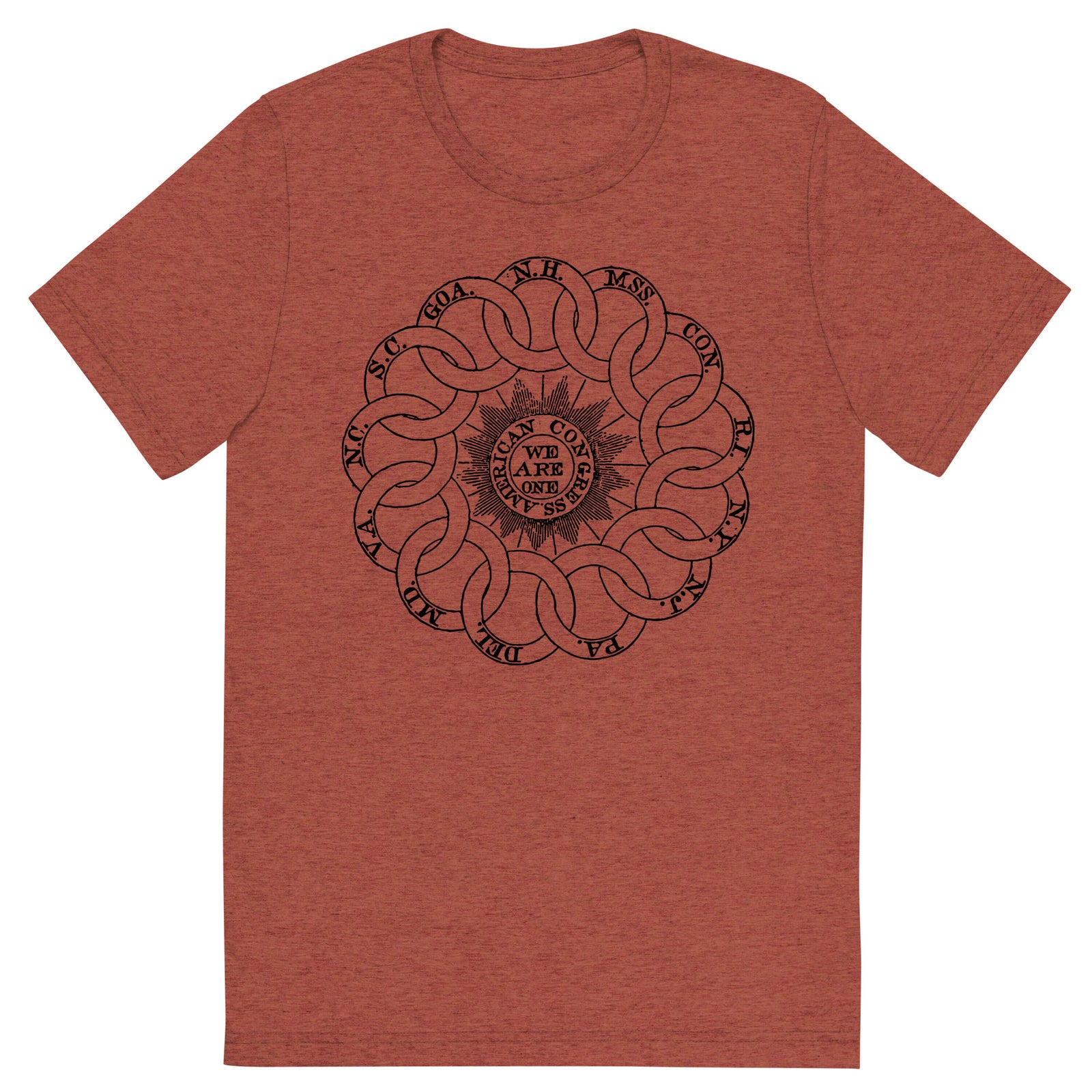 Continental Rings Vintage Tri-blend T-Shirt
