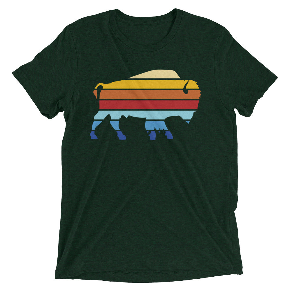 Bison Stack Tri-Blend Track Shirt