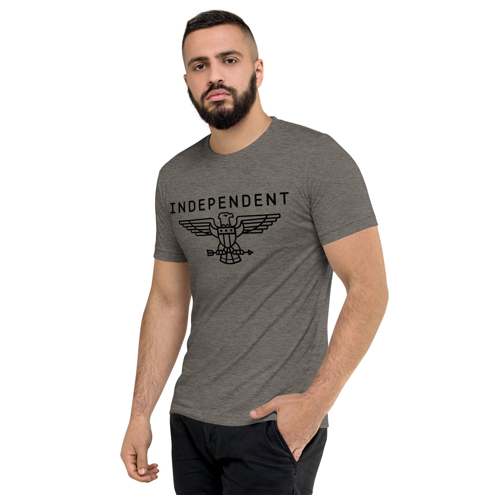 Independent Tri-Blend Short Sleeve Track/Gym Shirt