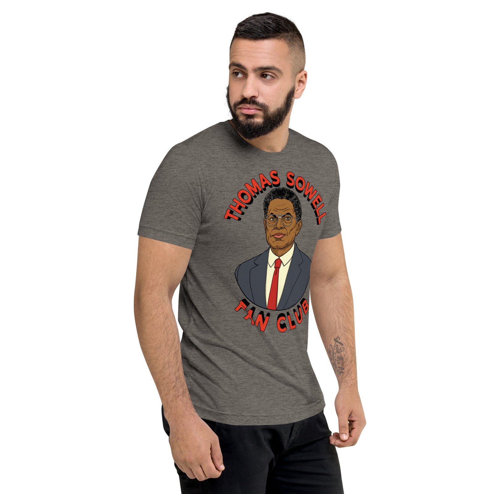 Thomas Sowell Fan Club Tri-Blend Track Shirt