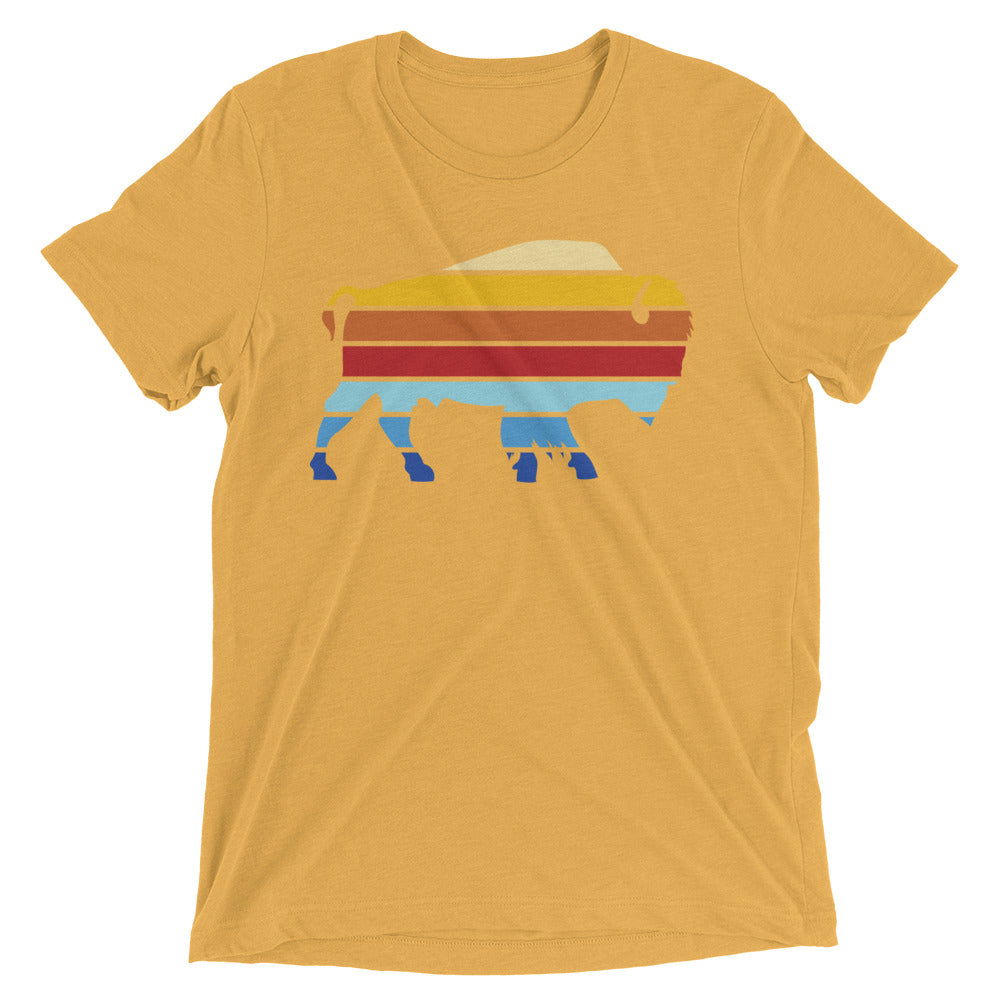 Bison Stack Tri-Blend Track Shirt