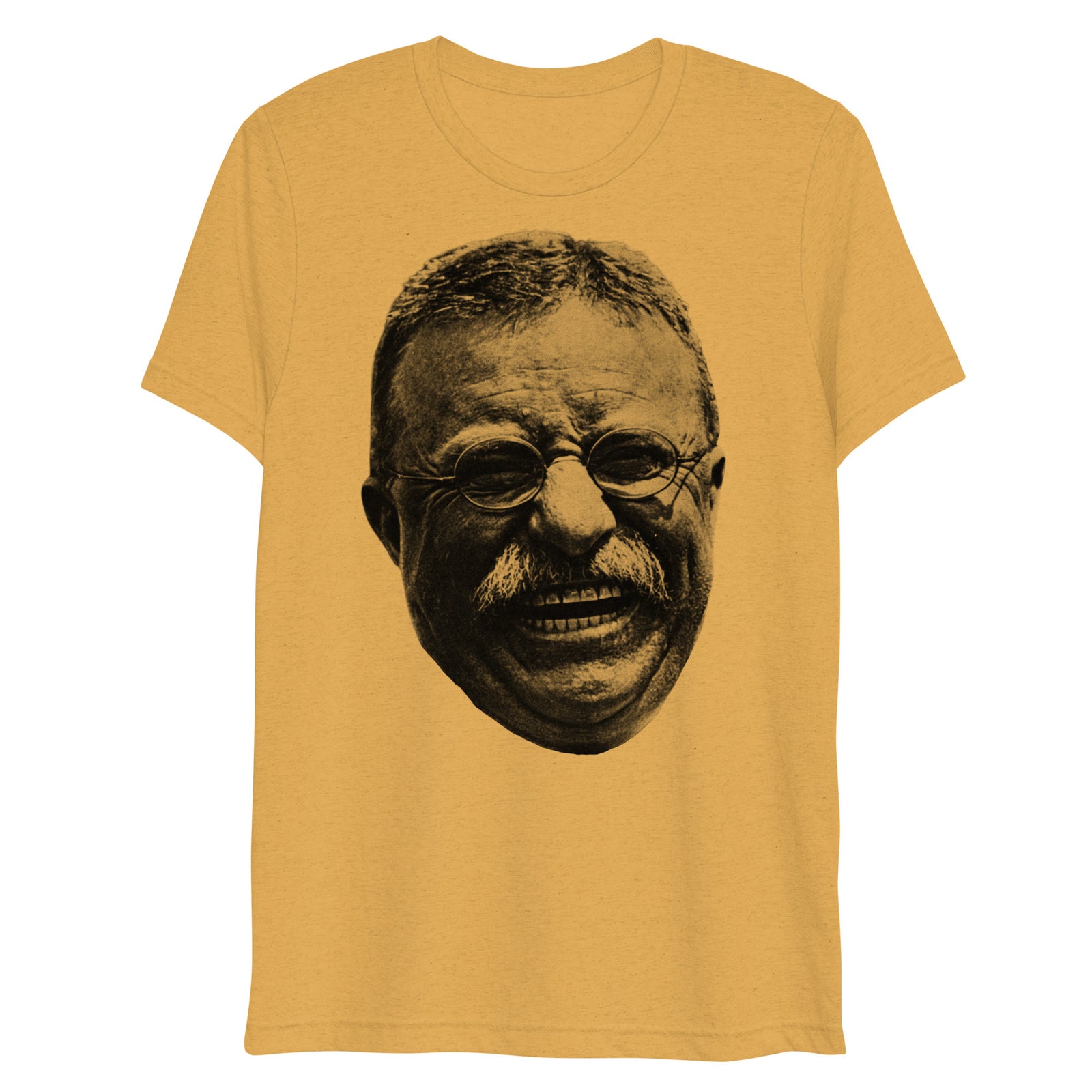 Teddy Roosevelt Laughing Triblend T-Shirt