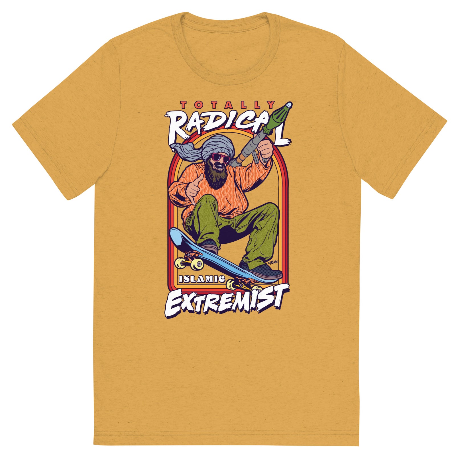 Totally Radical Islamic Extremist Tri-Blend Track Shirt