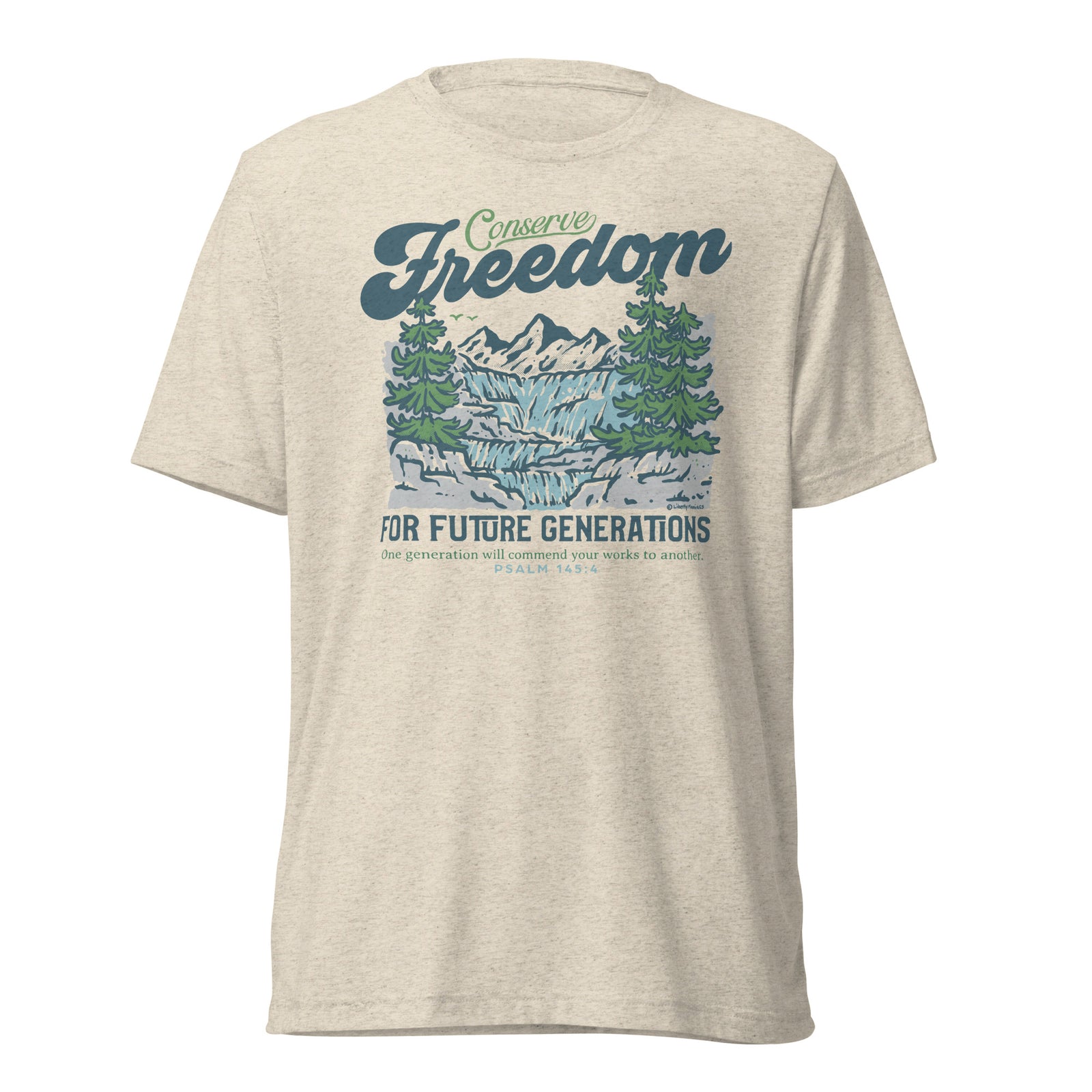 Conserve Freedom for Future Generations Tri-Blend T-Shirt